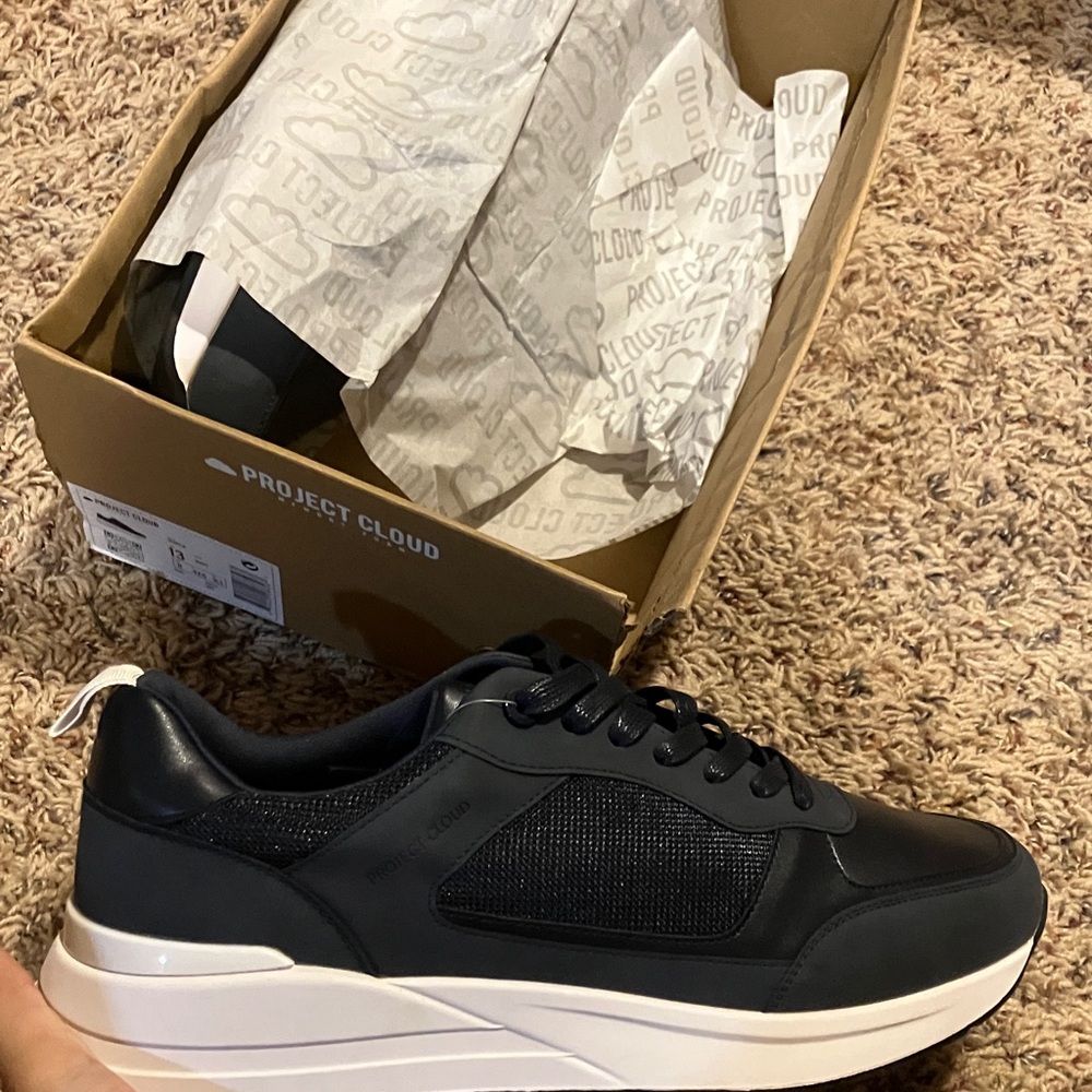 Project Cloud Men's Black Sneakers